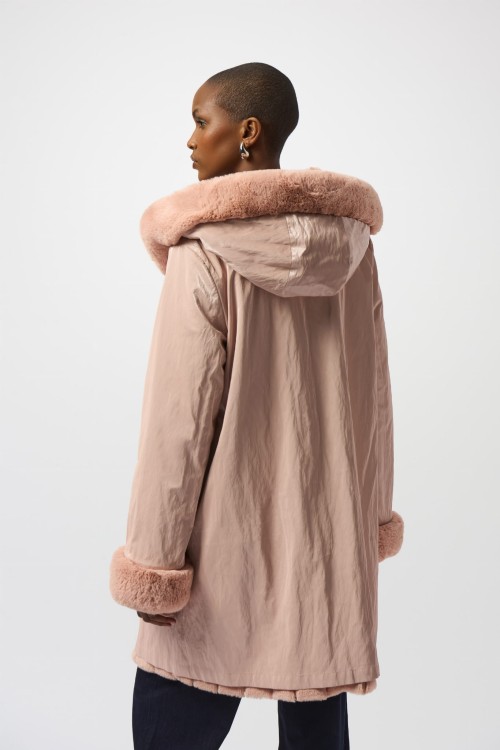 Joseph Ribkoff dwustronny płaszcz w pudrowym różu 253926-3647-6.jpg