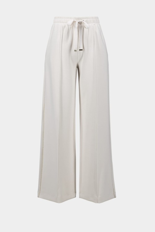 Joseph Ribkoff Kremowe spodnie ze złotym lampasem 254960-6.jpg