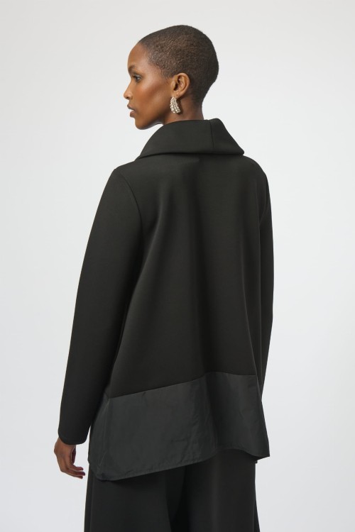 Joseph Ribkoff 254004-11, czarna tunika z golfem wkonczona taftą-3.jpg