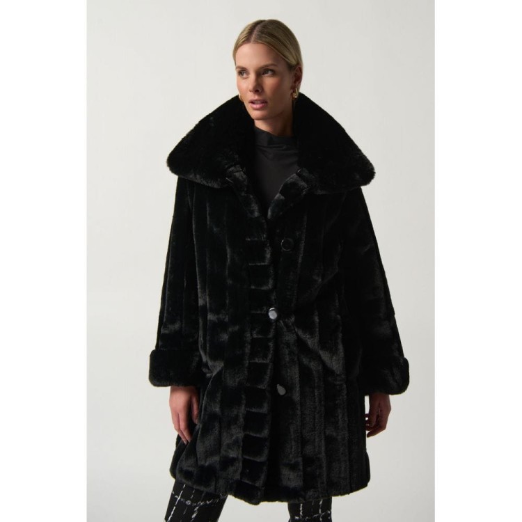 Joseph Ribkoff-233900-3757-dwustronny czarne futerko z wywijanym kołnierzem_1.jpg