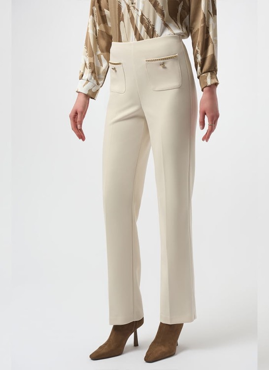 Joseph Ribkoff kremowe spodnie ze złotymi łańcuszkami 254043-4457_1.jpg