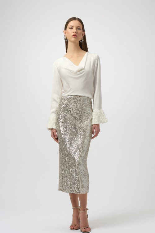 joseph ribkoff biała bluzka z rękawem zdobionym frędzelkami 254020-3984-1.jpg