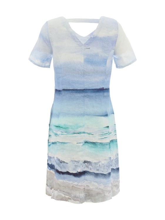 Dolcezza lniana sukienka z motywem morza 26617-3.jpg