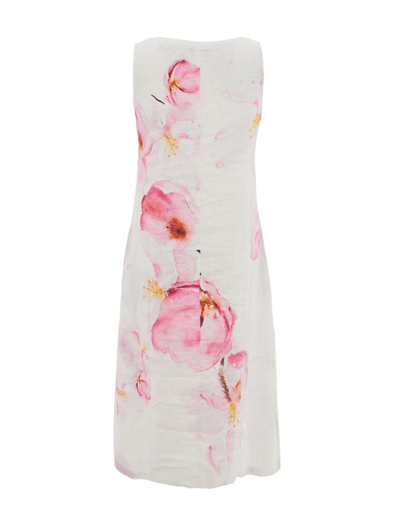 Dolcezza sukienka lniana w różowe kwiaty 26685-3.jpg