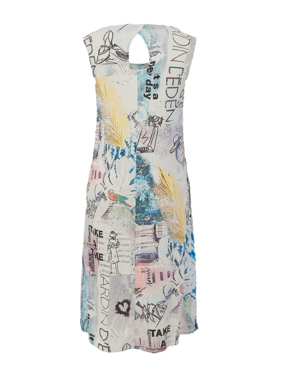 Dolcezza sukienka z wiskozy z artystycznym printem 26744-5.jpg