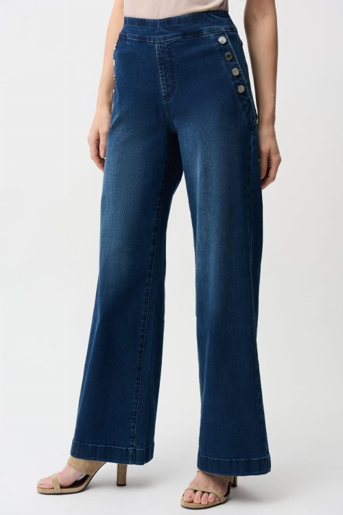 joseph ribkoff jeansy ciemno niebieskie z prostą, szerszą nogawką 261961-3699-1.jpg