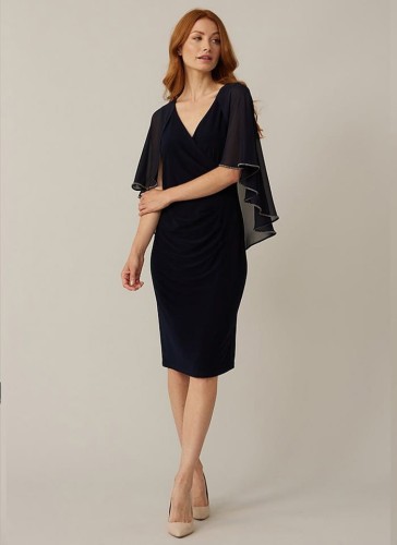 Joseph Ribkoff, Wizytowa sukienka z pelerynką 3 kolory