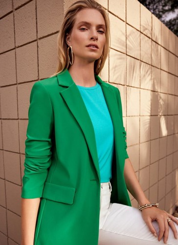 Joseph Ribkoff, Marynarka w zielonym kolorze.