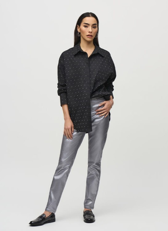 Joseph Ribkoff, koszula o luźnym kroju z migotkami. 2 kolory