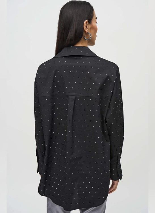 Joseph Ribkoff, koszula o luźnym kroju z migotkami. 2 kolory